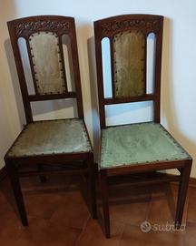 4 SEDIE ANTIQUARIATO