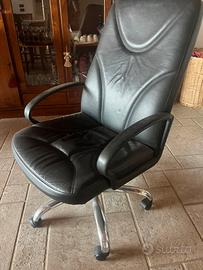 Sedia ufficio in pelle