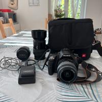 SONY ALPHA 390 CON OBIETTIVI MINOLTA