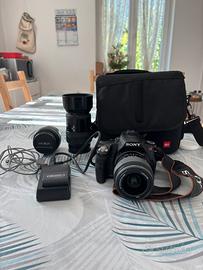 SONY ALPHA 390 CON OBIETTIVI MINOLTA