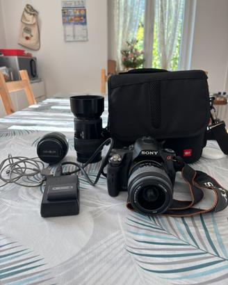 SONY ALPHA 390 CON OBIETTIVI MINOLTA