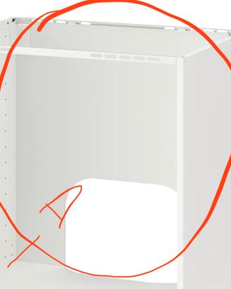 Retro mobile ikea metod lavello