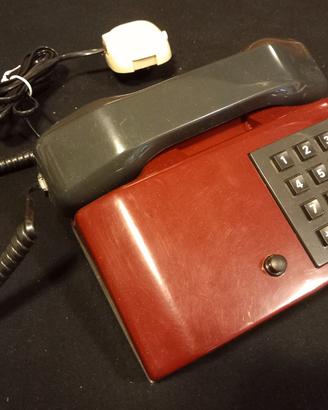 Telefono Sirio rosso anni '80 funzionante