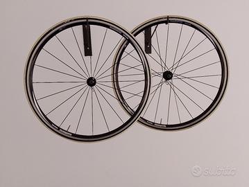 ruote Shimano da 28 complete di copertoni e camera