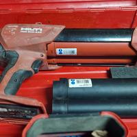 hilti HDE500 pistola resina a22v batteria