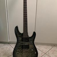 Chitarra elettrica schecter C6 plus charcoal burst