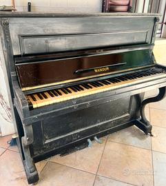 Pianoforte funzionante da restaurare