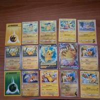 Lotto pikachu 13 carte nuove pokemon