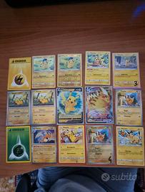 Lotto pikachu 13 carte nuove pokemon