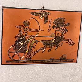 Quadro originale egizio inciso su rame