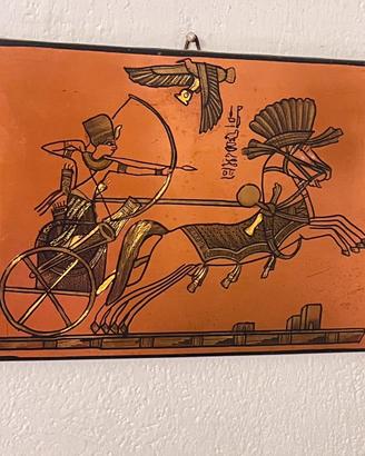 Quadro originale egizio inciso su rame