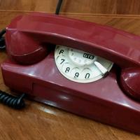 Telefono vintage starlite GTE colore bordo