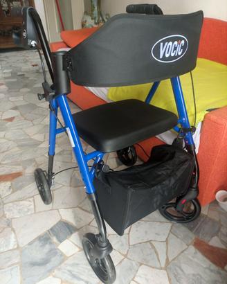 VOCIC deambulatore per anziani 4 ruote