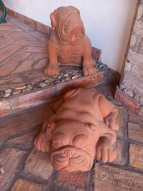 cani in terra cotta
