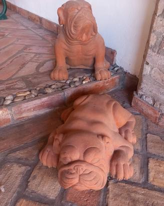 cani in terra cotta