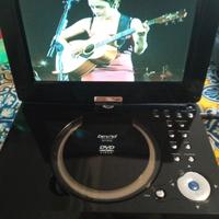 Lettore DVD portatile , telecomando e borsetta 