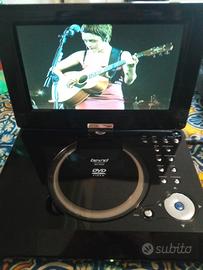 Lettore DVD portatile , telecomando e borsetta 