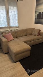 Divano 3 posti in nabuk