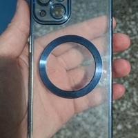 Cover iPhone 14 Blu Magnetico