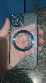 Cover iPhone 14 Blu Magnetico