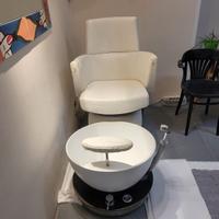 Poltrona pedicure con idromassaggio e cromoterapia