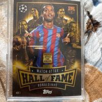 Ronaldinho hall of fame carte di match attax.
