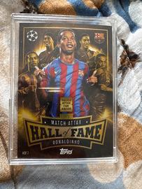 Ronaldinho hall of fame carte di match attax.