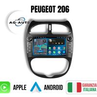 Peugeot 206  Autoradio android 2din KIT completo