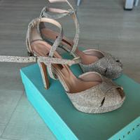 Sandali Albano argentati - N° 37