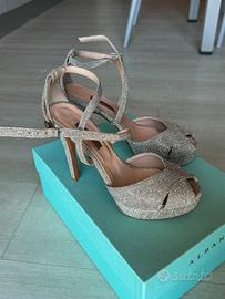 Sandali Albano argentati - N° 37