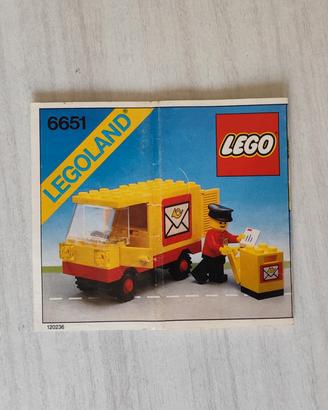 Lego Post office Van ,Mail Truck 6651 . Ann  1982.