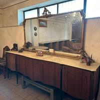 Mobile arredo vintage con specchio