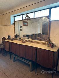 Mobile arredo vintage con specchio