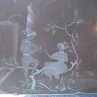 Serigrafie su vetro,anni '30,lotto di tre