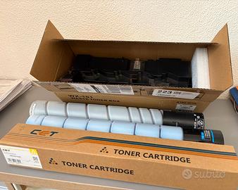 Toner e vaschetta compatibili Konica Minolta