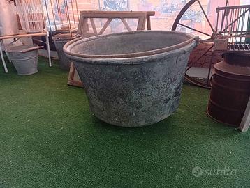 Grande Paiolo in rame diametro cm 75 altezza cm 50