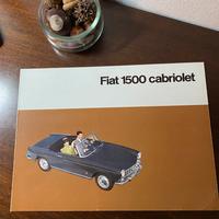 Brochure Depliant Fiat 1500 Cabriolet