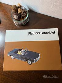 Brochure Depliant Fiat 1500 Cabriolet