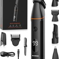 MAXGROOM Kit Rasoio Elettrico Corpo Uomo, Rasoio E