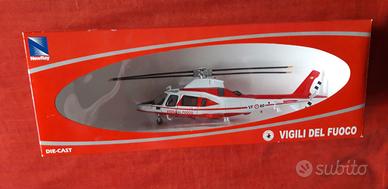 Elicottero Vigili del Fuoco, nuovo, cm.37x14x11