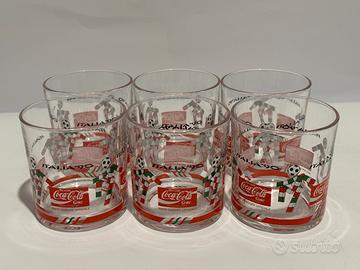 Bicchieri Coca-Cola Mondiale Italia 90– set da 6