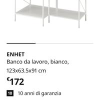 Enhet Ikea - banco da lavoro/isola cucina 