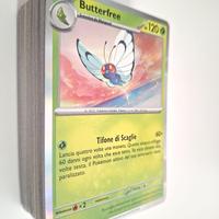 Mazzo 100+ carte Pokemon italiane tutte differenti