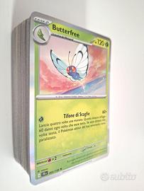 Mazzo 100+ carte Pokemon italiane tutte differenti