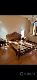 Contorno letto intarsiato