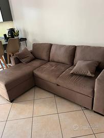 Divano con penisola angolare 