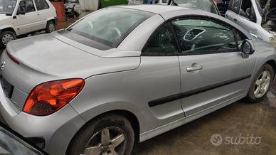 RICAMBI PEUGEOT 207 CABRIO ANNO 2007 CIL. 1.6 BENZ