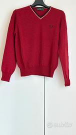 Maglioncino fred perry 100% lana made in italy S