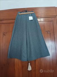 Pantalone a palazzo colore grigio 