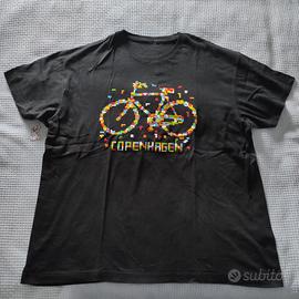 Maglietta XXL bicicletta Danimarca Copenaghen
